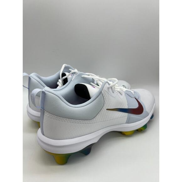 Nike Force Trout 9 Pro MCS 'Rainbow' Baseball Cleats FB2908-106 Men's Size 12 - Picture 7 of 12